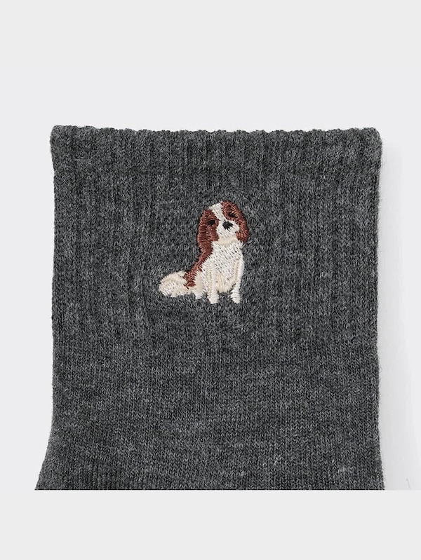 アンクルソックス(刺繍)