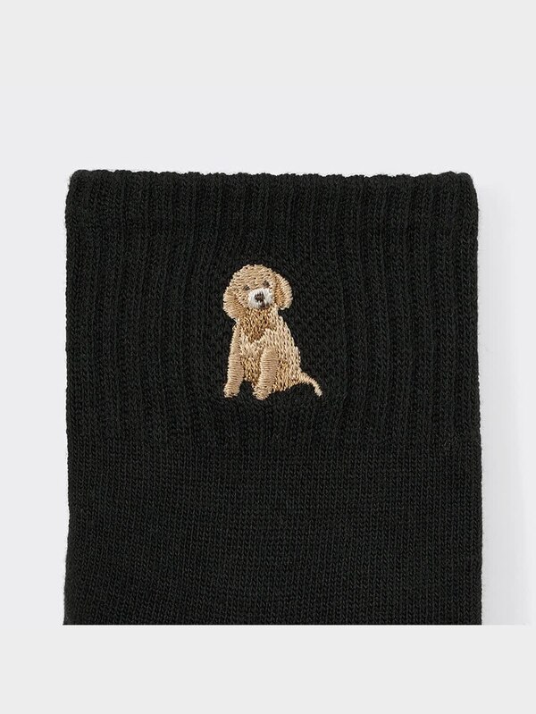 アンクルソックス(刺繍)