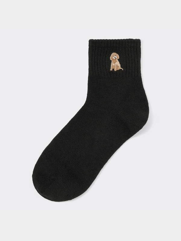 アンクルソックス(刺繍)