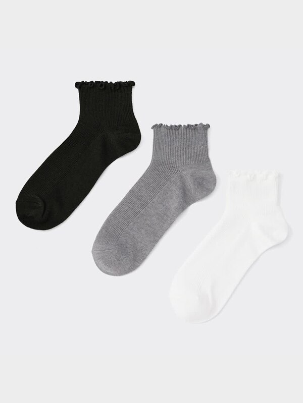 メローアンクルソックス3P+E