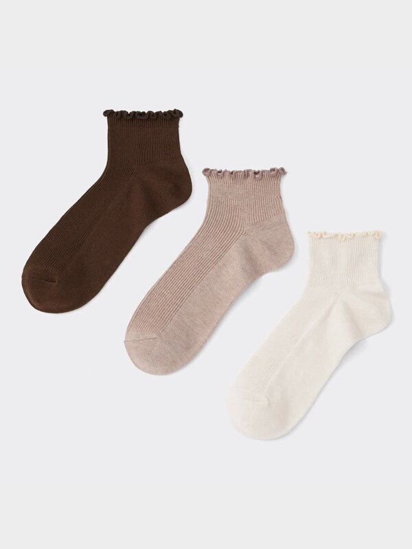 メローアンクルソックス3P+E