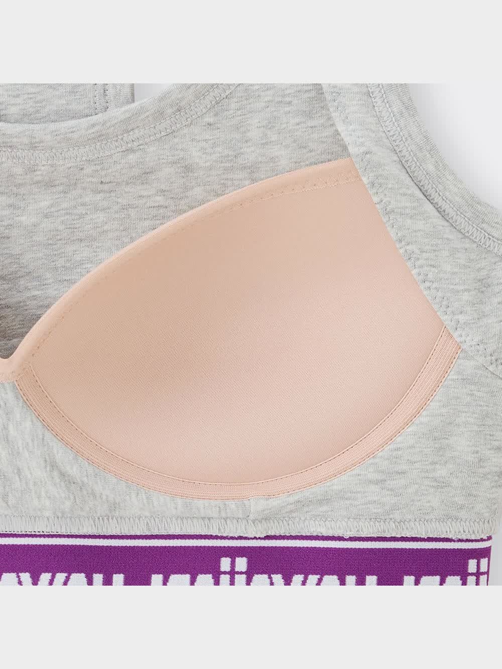 goaゴア　タンクトップ　ホワイト×グレー系Feather GU公式 | ブラフィールクロップドタンクトップ Hawaiian Air line