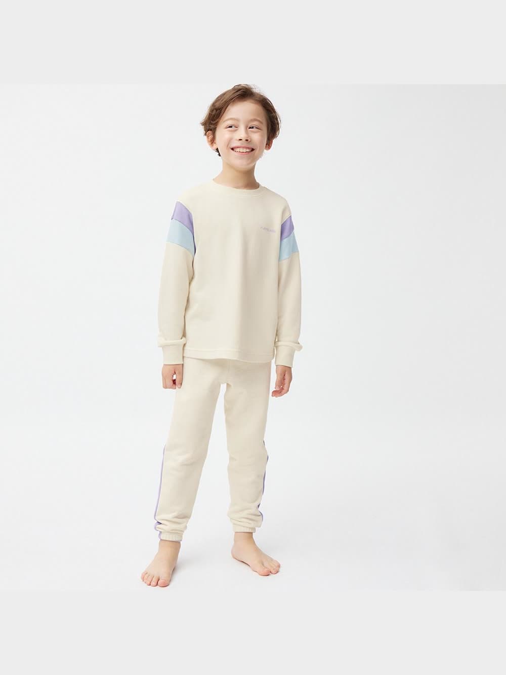 GU公式 | KIDS(男女兼用)ソフトスウェットラウンジセット(カラー