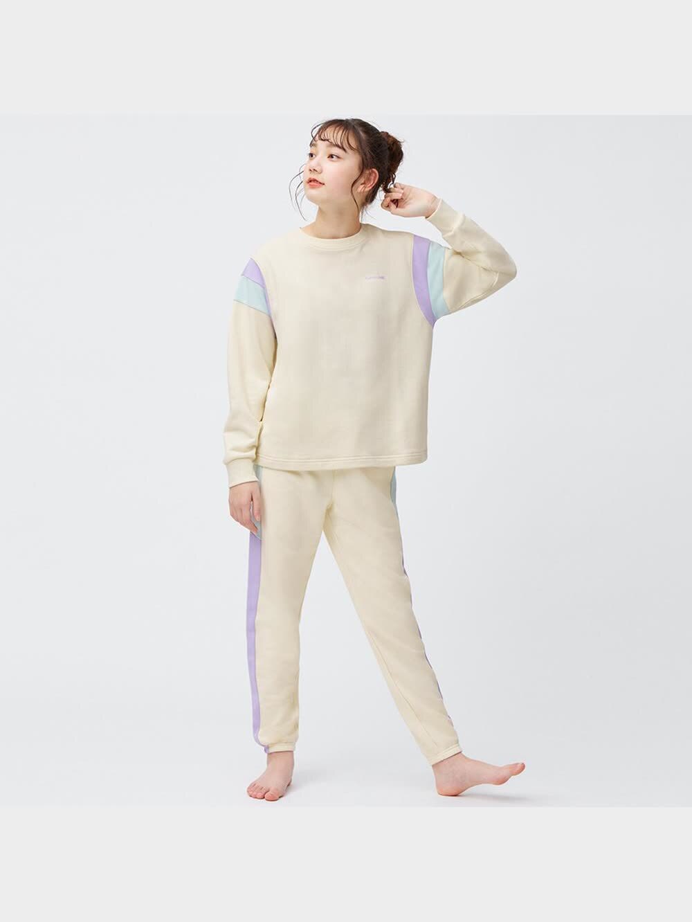 LemOon,,3点セット GU公式 | KIDS(男女兼用)ソフトスウェットラウンジセット(カラー