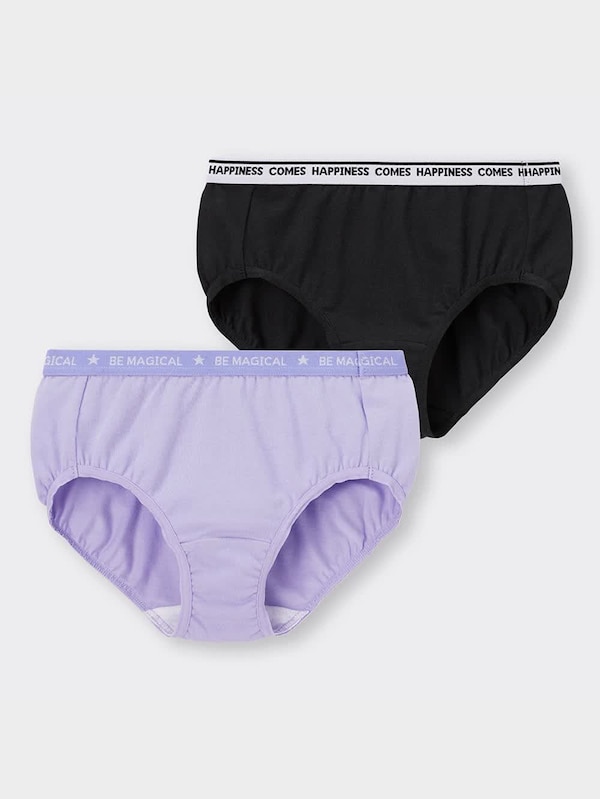 GIRLSショーツ2P(スター/ロゴ)