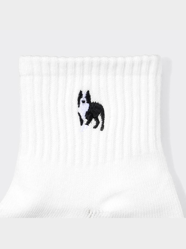 アンクルソックス(刺繍)