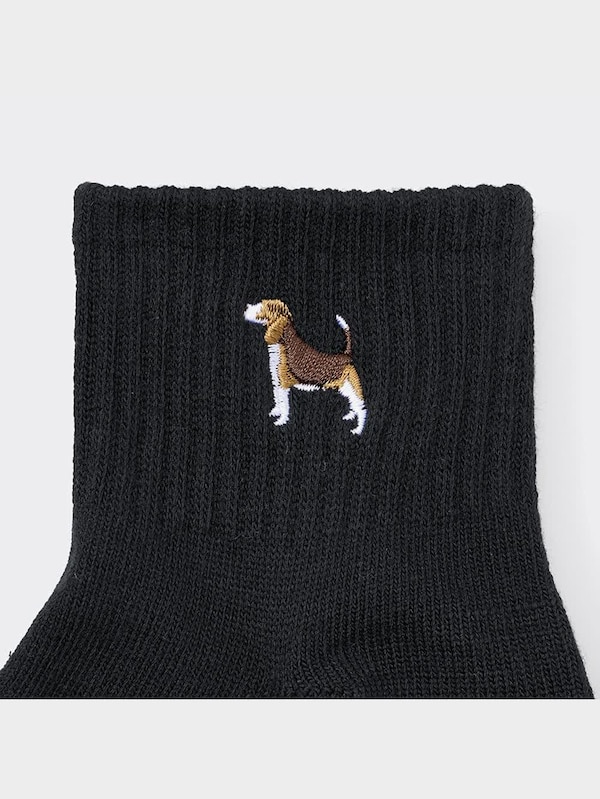 アンクルソックス(刺繍)