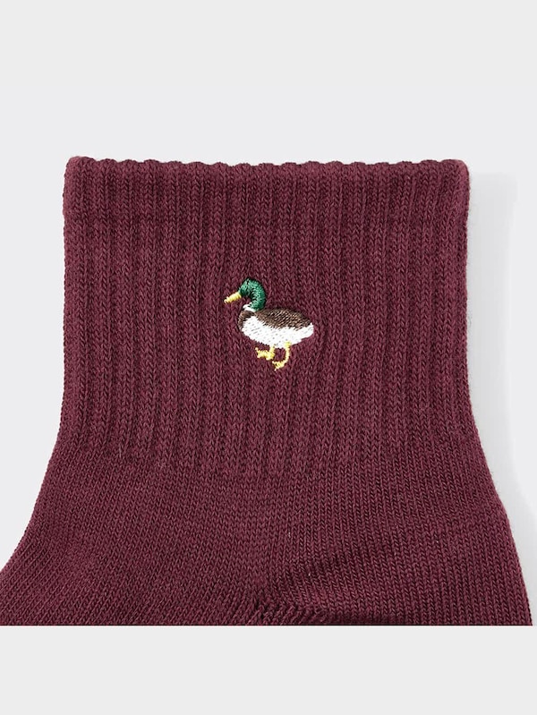 アンクルソックス(刺繍)