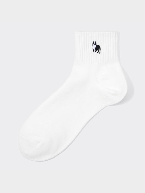 アンクルソックス(刺繍)