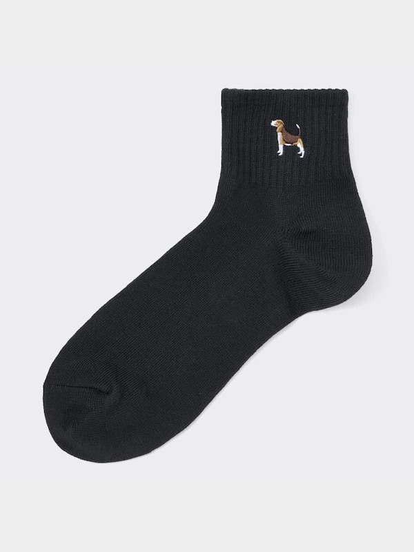 アンクルソックス(刺繍)