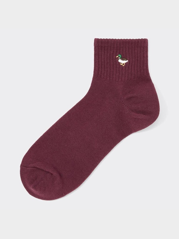 アンクルソックス(刺繍)