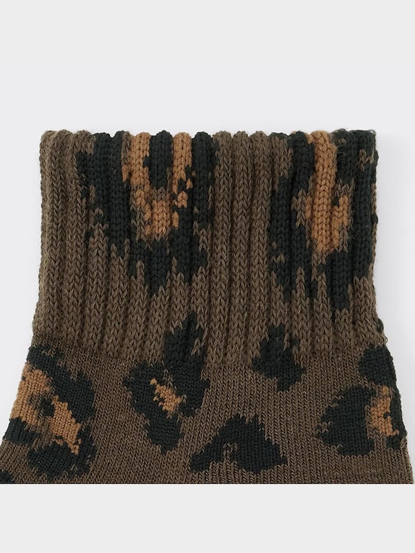 アンクルソックス(レオパード)