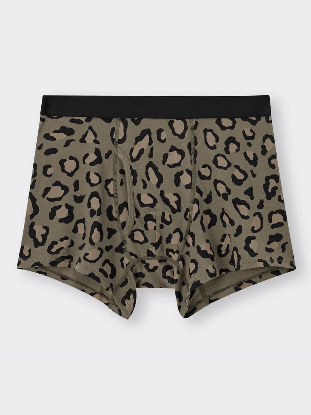GU公式 | ボクサーパンツ(レギュラーライズ)(レオパード)