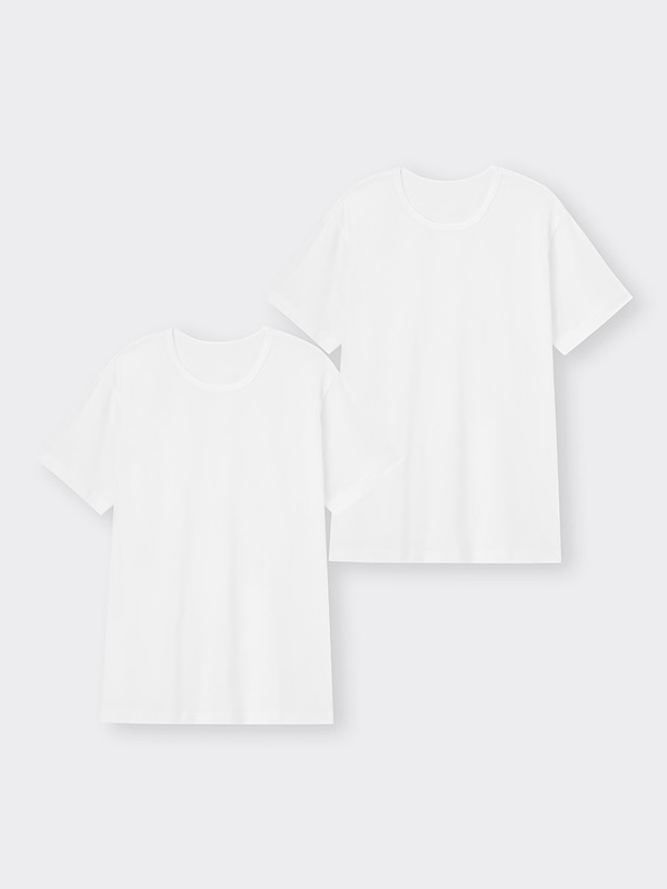 インナークルーネックT(半袖)2P