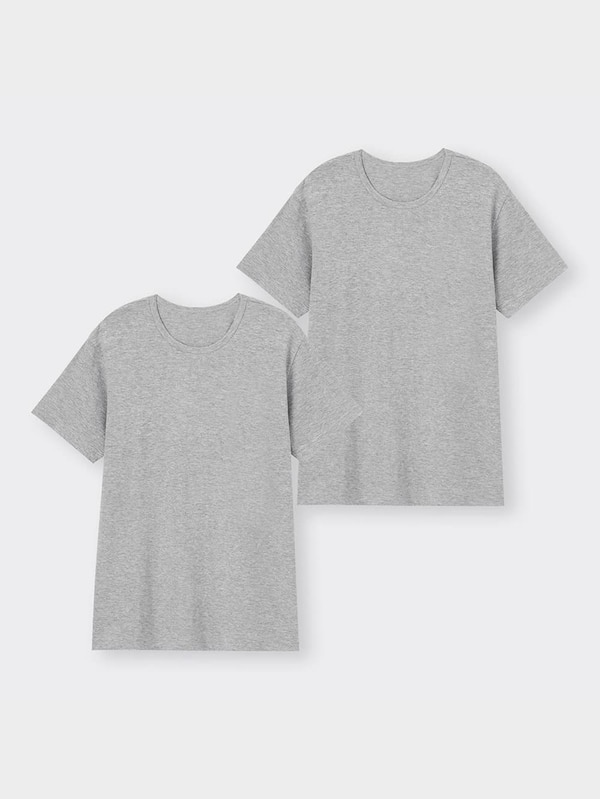 インナークルーネックT(半袖)2P