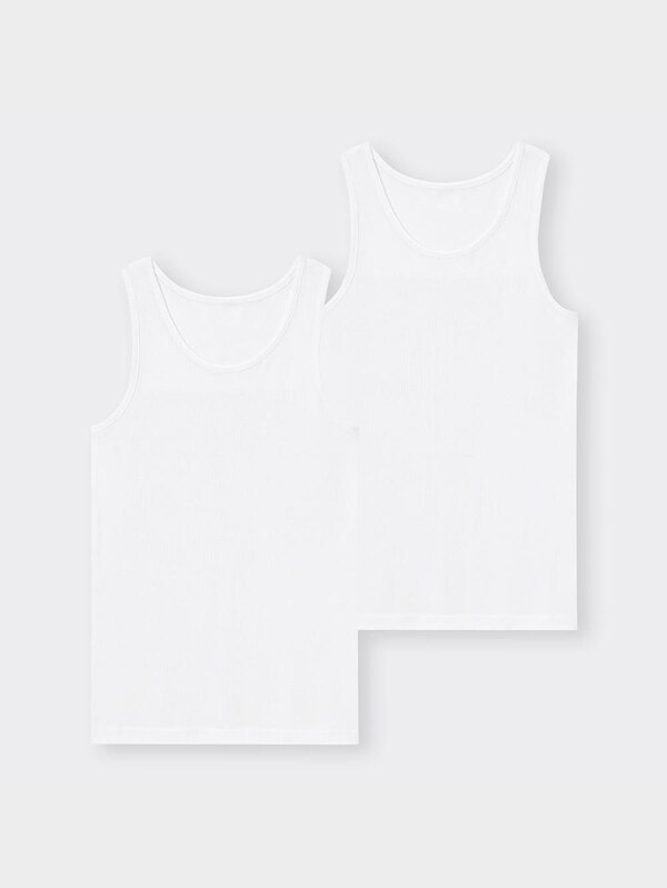 インナーリブタンクトップ2P