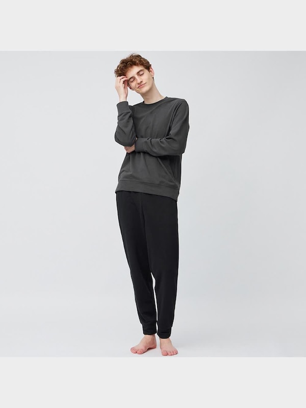 ソフトスウェットラウンジセット(長袖&ロングパンツ)