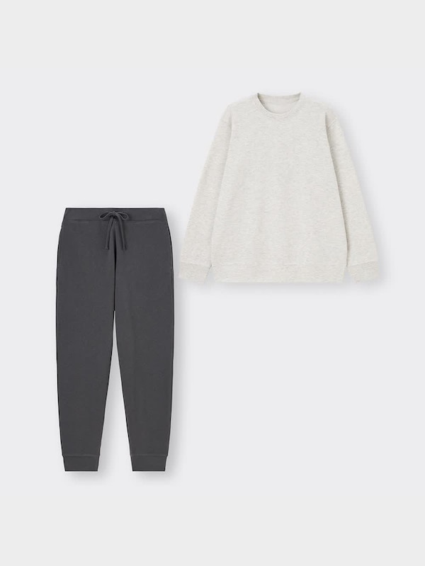 ソフトスウェットラウンジセット(長袖&ロングパンツ)