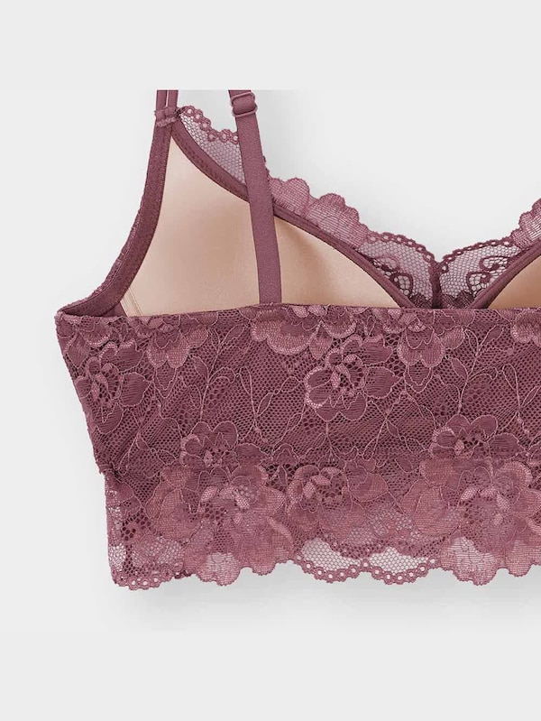 ナチュラルサポートブラ(ノンワイヤー)(レース)