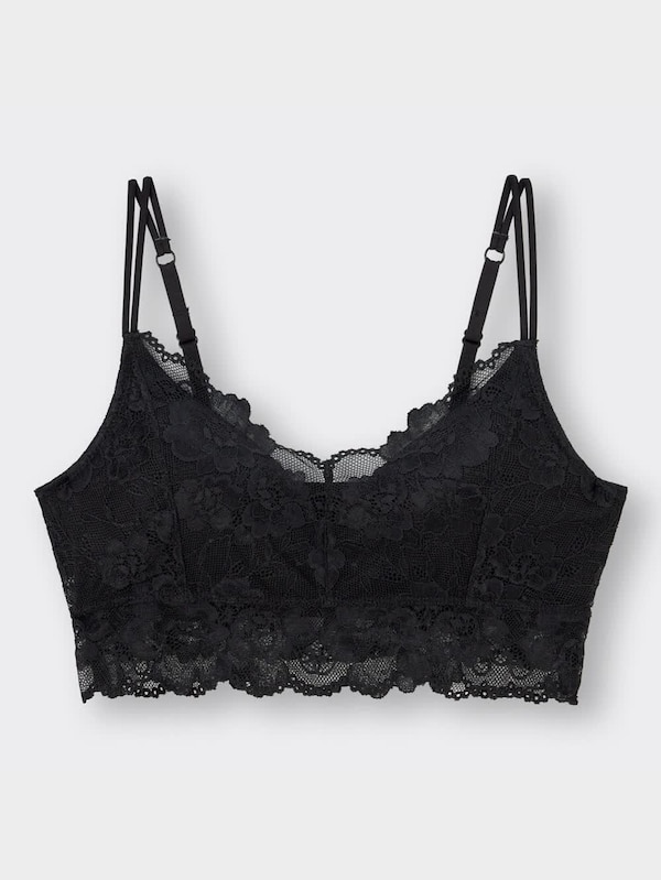 ナチュラルサポートブラ(ノンワイヤー)(レース)