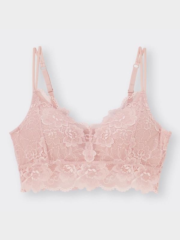 ナチュラルサポートブラ(ノンワイヤー)(レース)