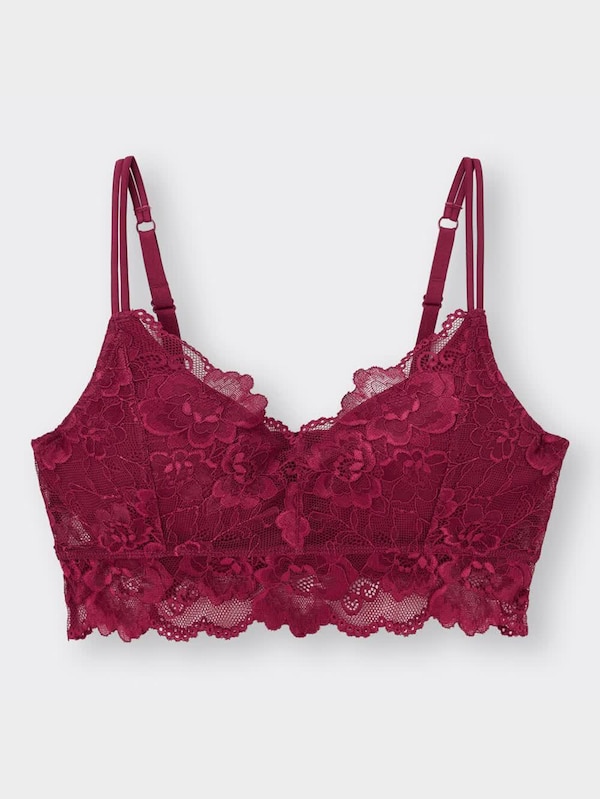 ナチュラルサポートブラ(ノンワイヤー)(レース)