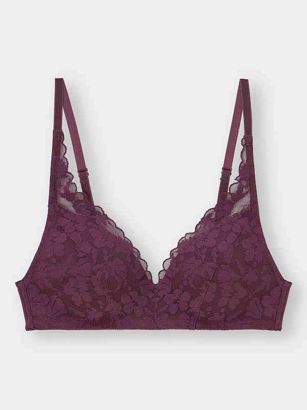 フェザーフィットブラ(ノンワイヤー)(レース)(セットアップ可能)