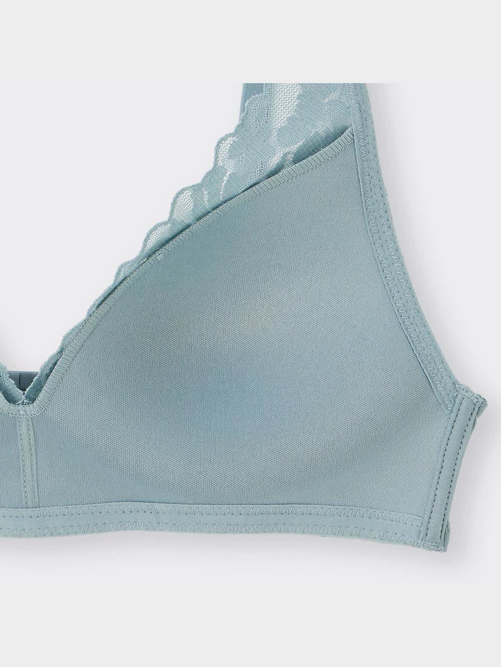 bogeyページ GU公式 | フェザーフィットブラ(ノンワイヤー)(レース)(セットアップ可能)