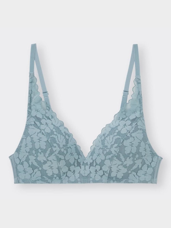 フェザーフィットブラ(ノンワイヤー)(レース)(セットアップ可能)