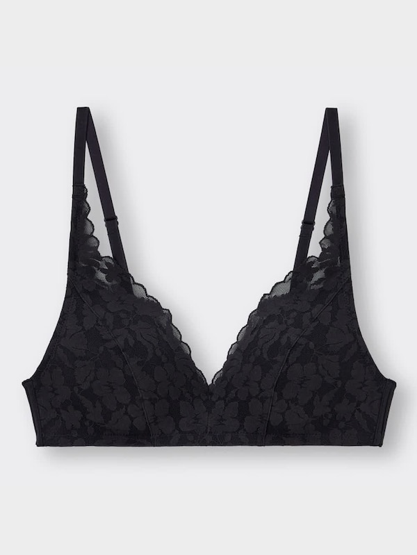 フェザーフィットブラ(ノンワイヤー)(レース)(セットアップ可能)