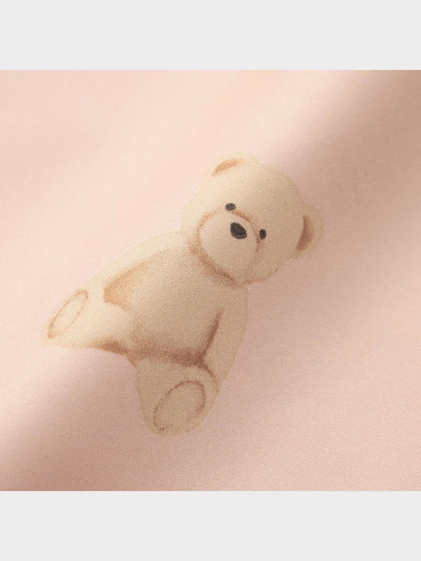 サテンパジャマ(長袖&ロングパンツ)(ベア)