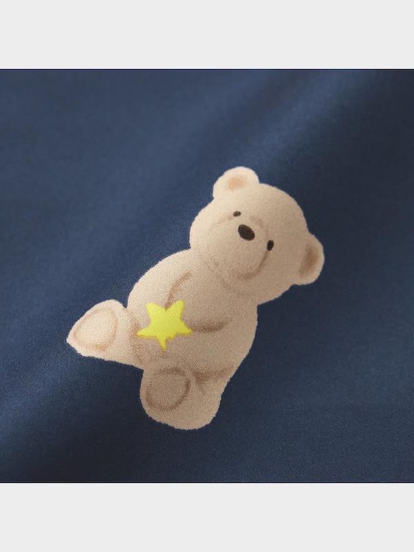 サテンパジャマ(長袖&ロングパンツ)(ベア)