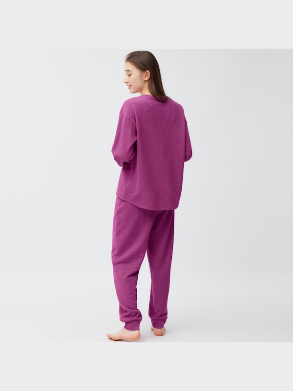 ソフトスウェットラウンジセット(長袖&ロングパンツ)