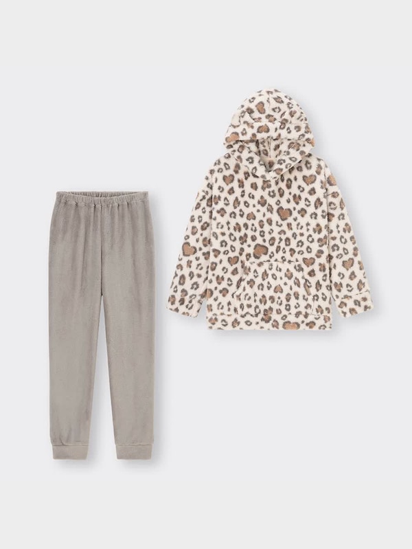 マシュマロフィールセット(レオパード)(長袖&ロングパンツ)