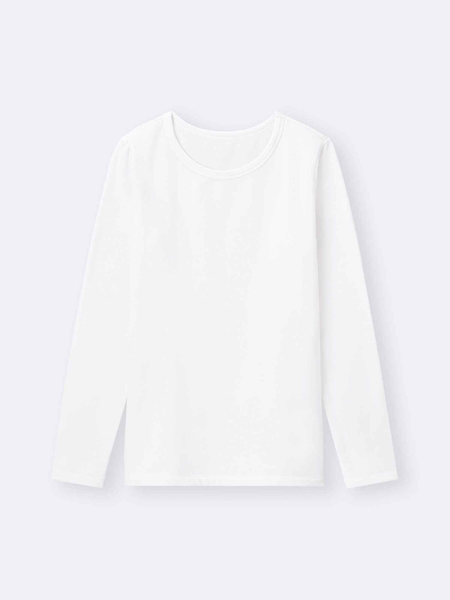 GU公式 | スタイルヒートエクストラクルーネックT(長袖)