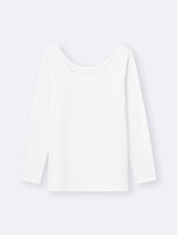 スタイルヒートエクストラワイドネックT(長袖)