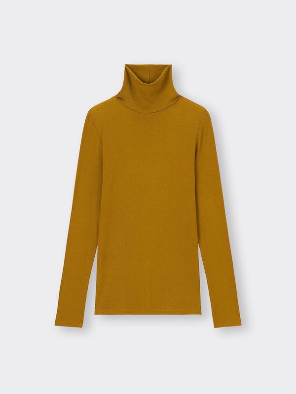 スタイルヒートリブタートルネックT(長袖)