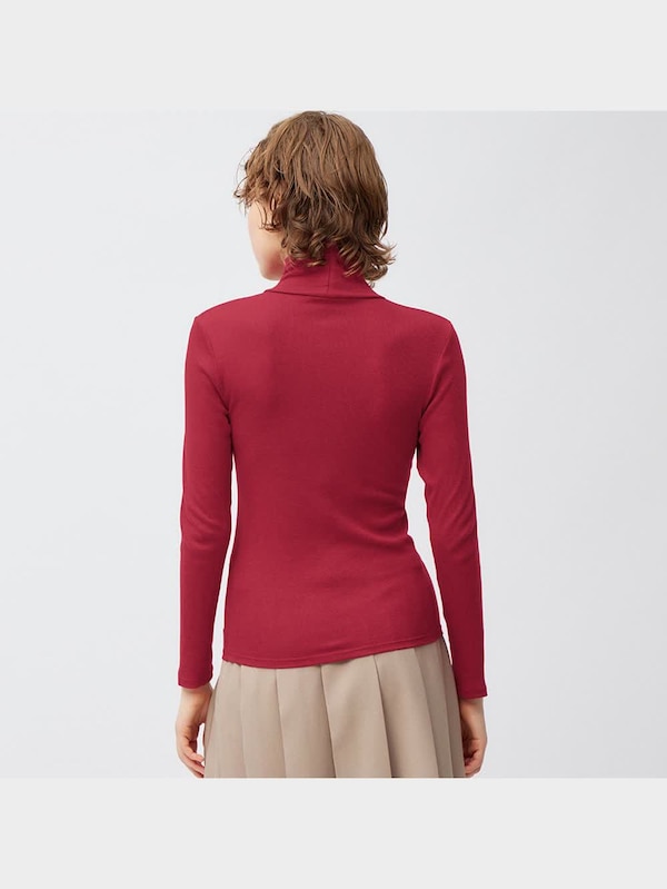 スタイルヒートリブタートルネックT(長袖)