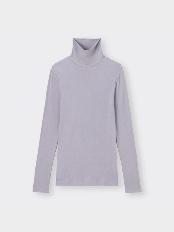 スタイルヒートリブタートルネックT(長袖)