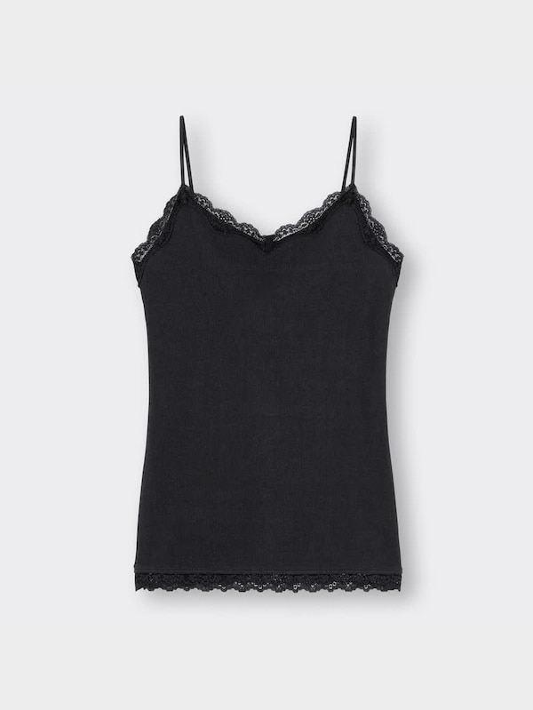 スタイルオーガニックリブレースキャミソール