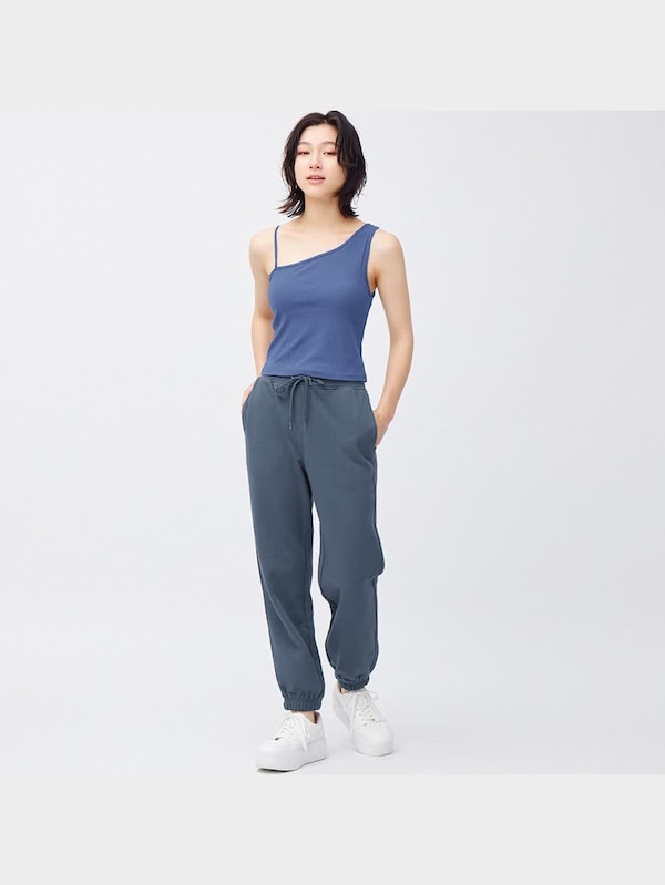 ブラフィールクロップドアシンメトリーネックタンクトップ