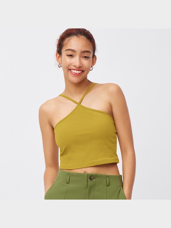 ブラフィールクロップドホルターネックキャミソール