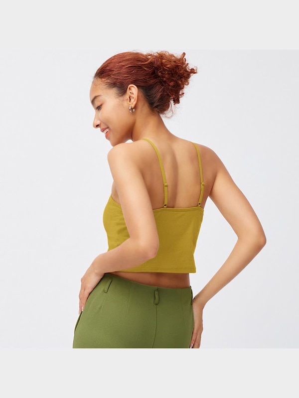 ブラフィールクロップドホルターネックキャミソール