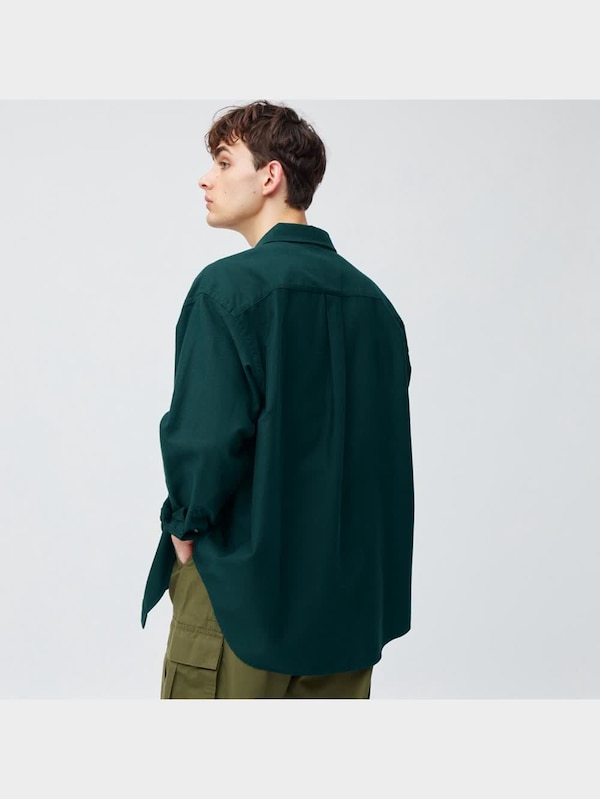 ツイルオーバーサイズシャツ(長袖)