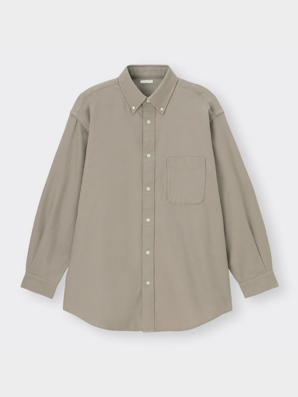 ツイルオーバーサイズシャツ(長袖)