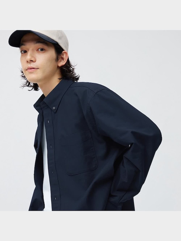 オックスフォードシャツ(長袖)+E