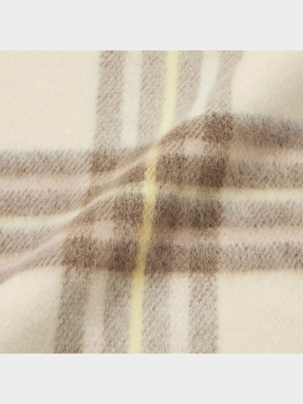 シャギーチェックオーバーサイズシャツ(長袖)