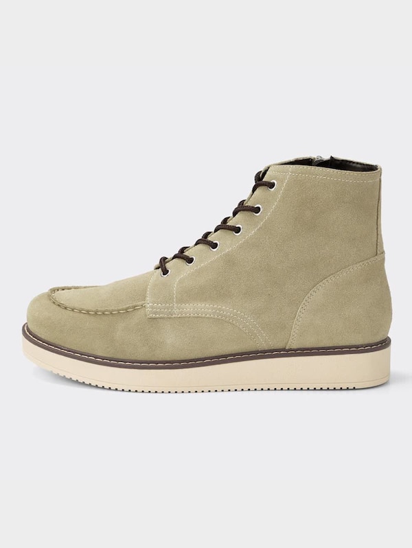 リアルレザーワークブーツ+E