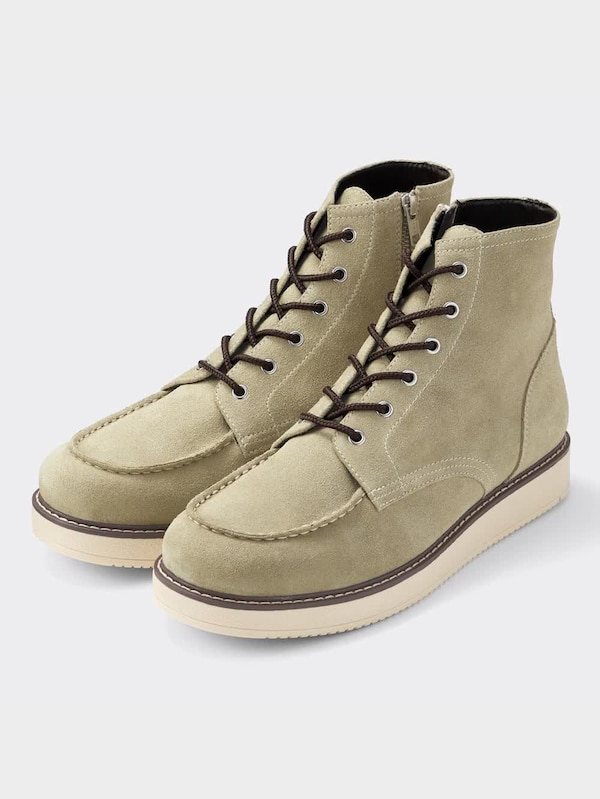 リアルレザーワークブーツ+E