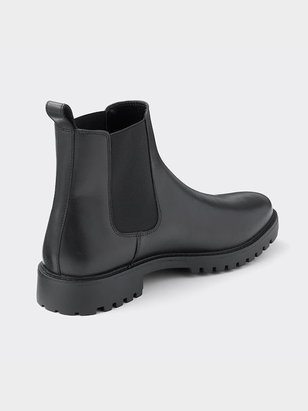 リアルレザーサイドゴアブーツ